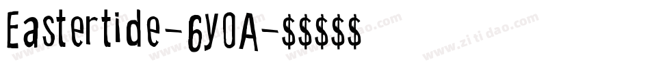 Eastertide-6yOA字体转换