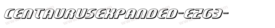 CentaurusExpanded-ezg3字体转换