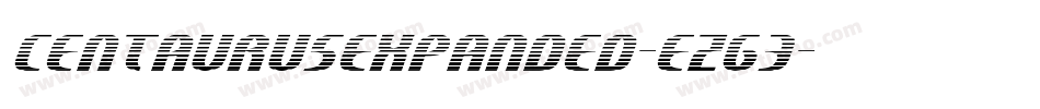 CentaurusExpanded-ezg3字体转换