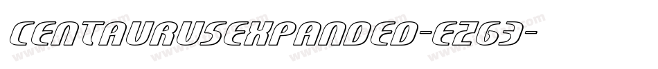CentaurusExpanded-ezg3字体转换