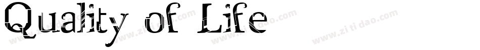 Quality-of-Life字体转换