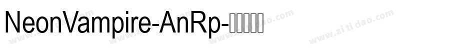 NeonVampire-AnRp字体转换