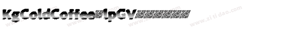 KgColdCoffee-lpGV字体转换