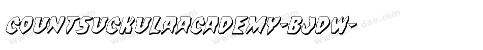 CountSuckulaAcademy-BJDw字体转换