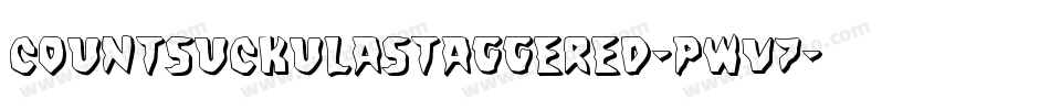 CountSuckulaStaggered-Pwv7字体转换