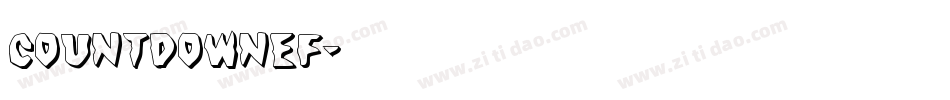 CountdownEF字体转换