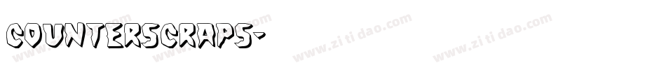 Counterscraps字体转换