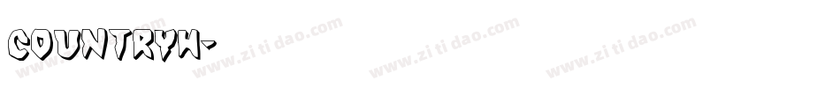 countryh字体转换