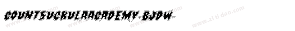 CountSuckulaAcademy-BJDw字体转换