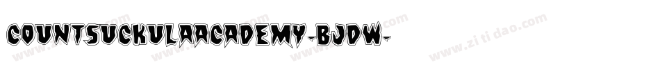 CountSuckulaAcademy-BJDw字体转换