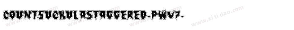 CountSuckulaStaggered-Pwv7字体转换