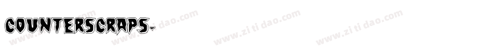 Counterscraps字体转换