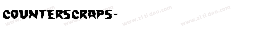 Counterscraps字体转换