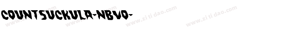 CountSuckula-nBVO字体转换