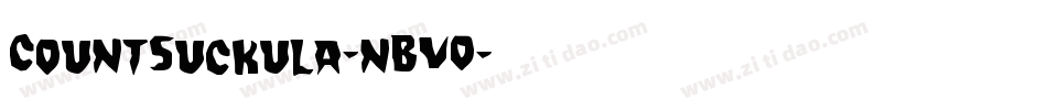 CountSuckula-nBVO字体转换
