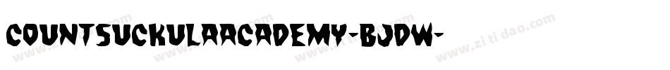CountSuckulaAcademy-BJDw字体转换