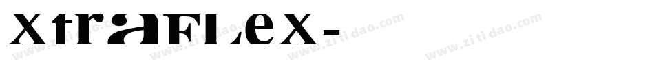 XTRAFLEX字体转换