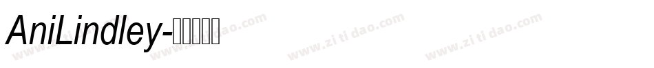 AniLindley字体转换