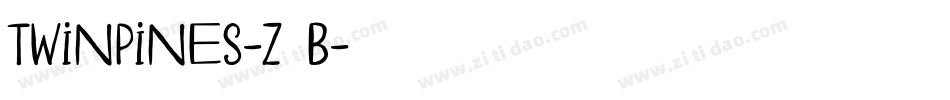 Twinpines-Z56B字体转换