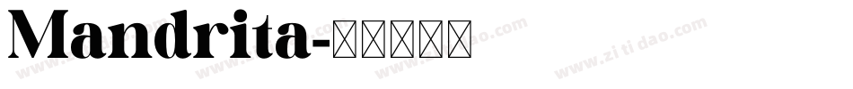 Mandrita字体转换