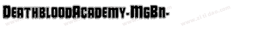 DeathbloodAcademy-MgBn字体转换