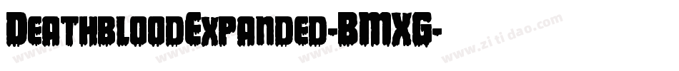 DeathbloodExpanded-BMXG字体转换