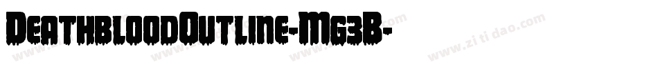 DeathbloodOutline-Mg3B字体转换