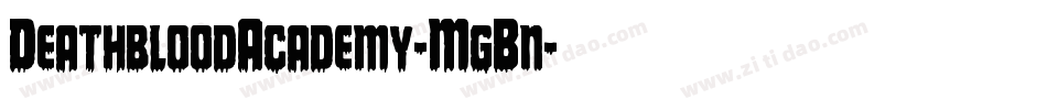 DeathbloodAcademy-MgBn字体转换