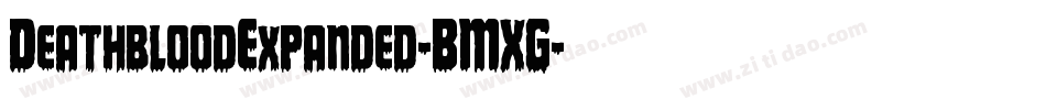 DeathbloodExpanded-BMXG字体转换