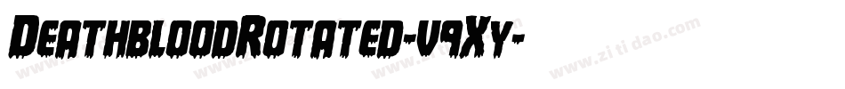 DeathbloodRotated-v9Xy字体转换