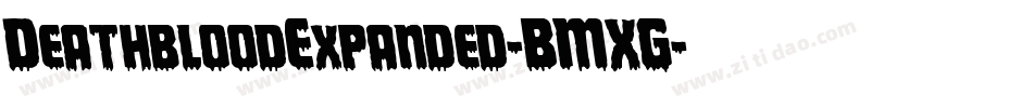 DeathbloodExpanded-BMXG字体转换