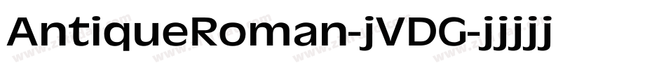 AntiqueRoman-jVDG字体转换