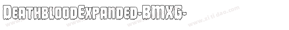 DeathbloodExpanded-BMXG字体转换