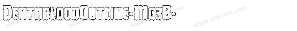 DeathbloodOutline-Mg3B字体转换