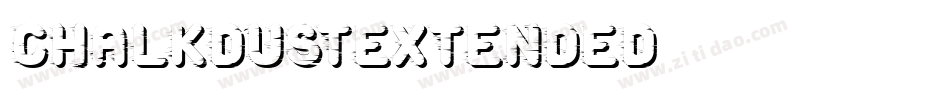 ChalkDustExtended字体转换