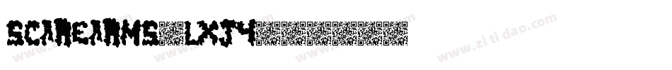ScareArms-Lxj4字体转换