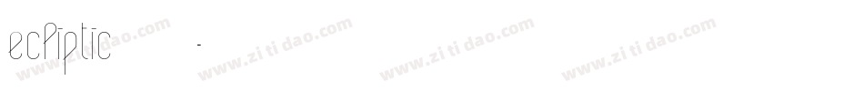 ecliptic手机版字体转换