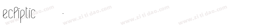 ecliptic手机版字体转换