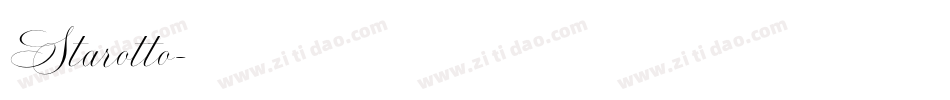 Starotto字体转换