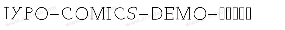 TYPO-COMICS-DEMO字体转换