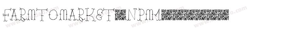 FarmToMarket-nPM1字体转换