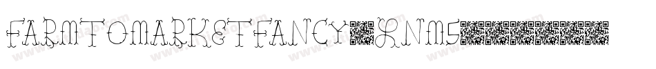 FarmToMarketFancy-lnm5字体转换