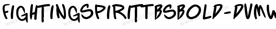 FightingSpiritTbsBold-DVmW字体转换