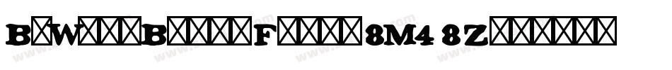 BeWildBrushFont-8M48Z字体转换