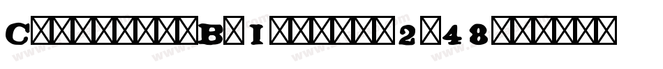 ChainsawzBbItalic-2e48字体转换