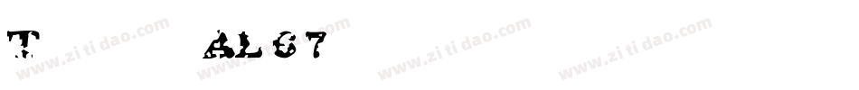 Tiptop-AL67字体转换