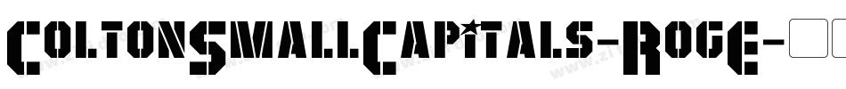 ColtonSmallCapitals-R0gE字体转换