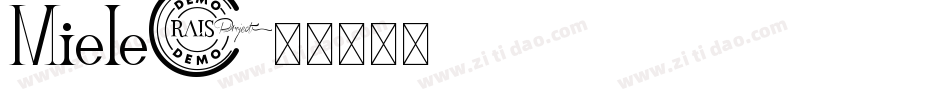 Miele字体转换