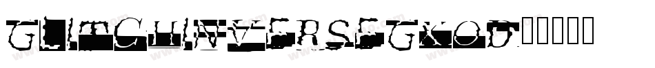 GlitchInverse-GxOD字体转换