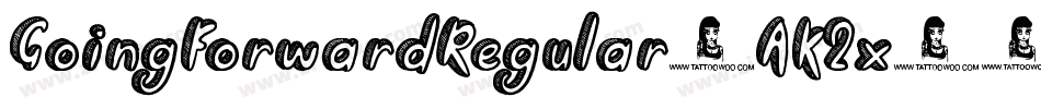 GoingForwardRegular-AK2x字体转换